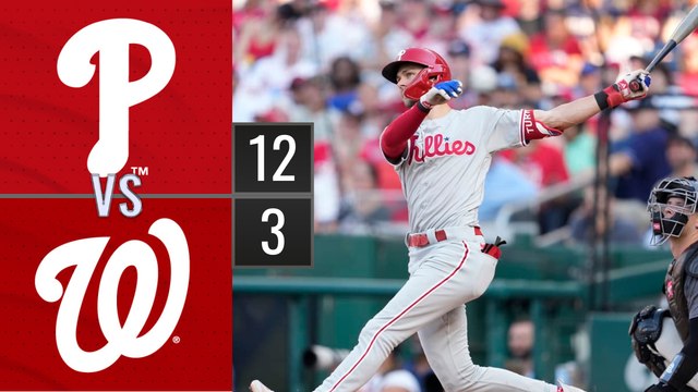 Resumen Filis de Filadelfia vs Nacionales de Washington | MLB 19-08-2023