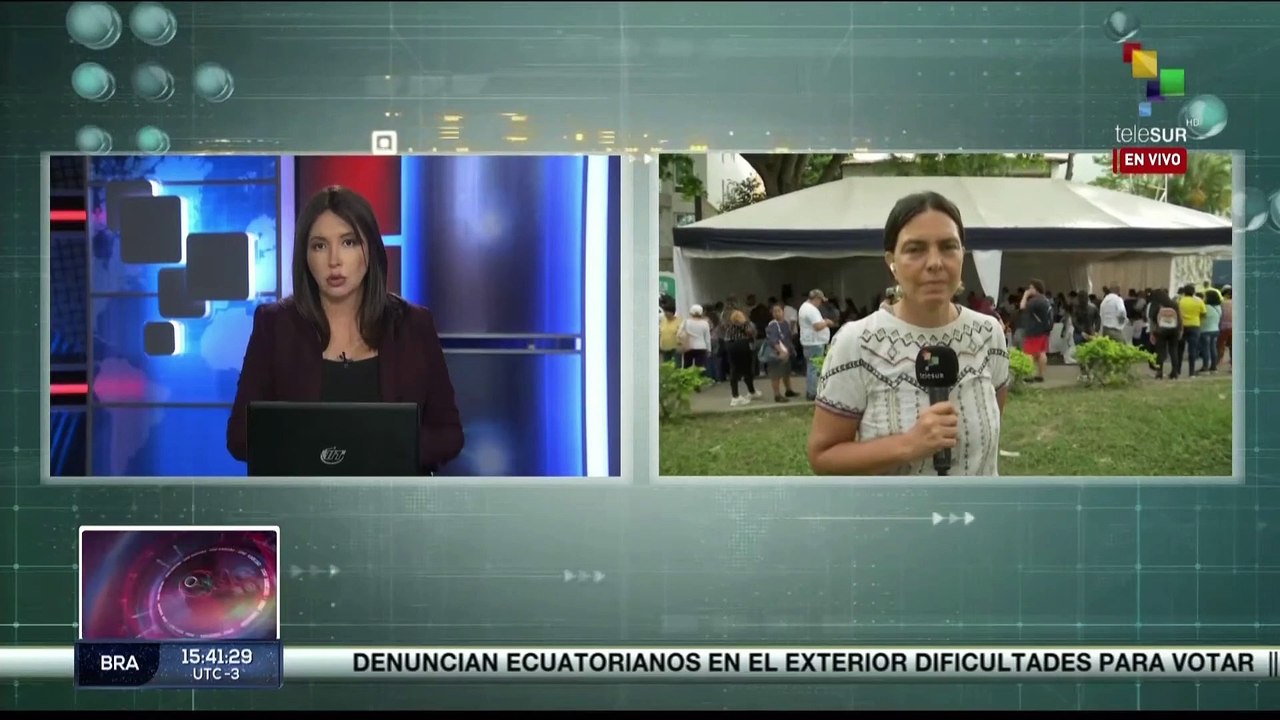 Residentes ecuatorianos en Venezuela denuncian dificultades para ejercer voto telemático