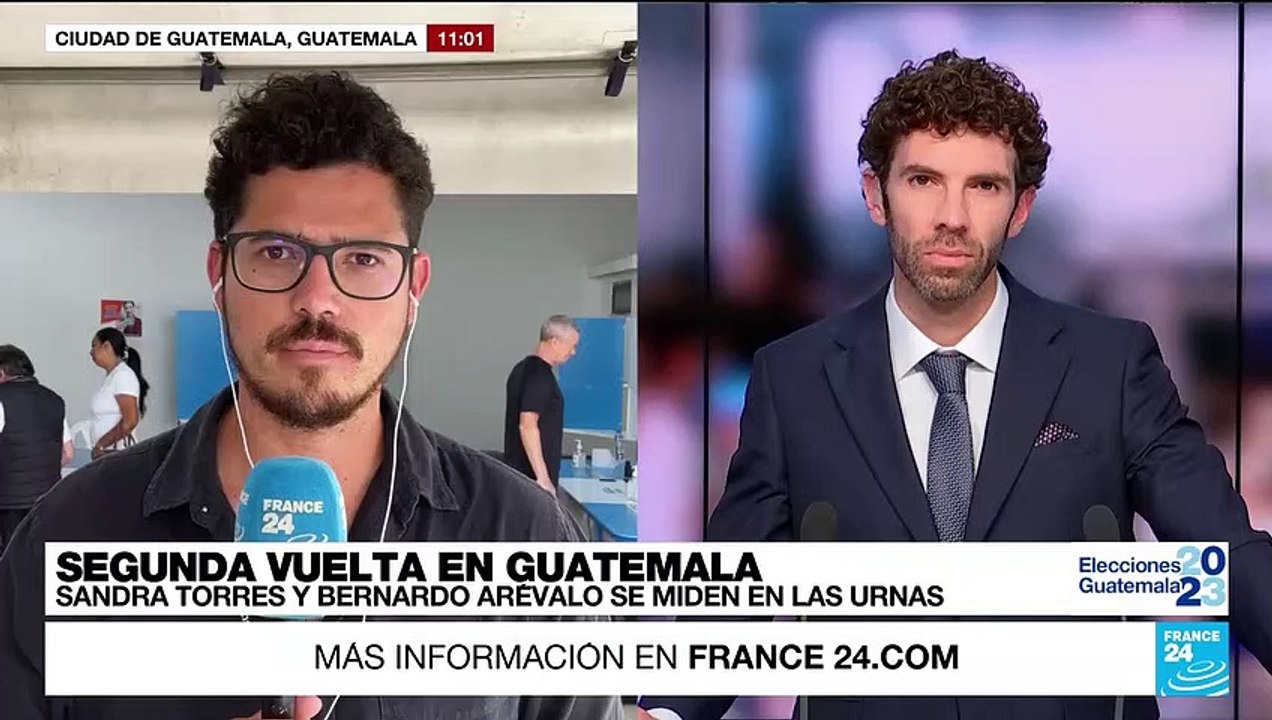Informe desde Ciudad de Guatemala: avanza segunda vuelta de elecciones presidenciales en Guatemala