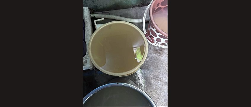 A railway station where the employees were forced to drink dirty water