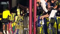Fenerbahçe kafilesine Samsun'da coşkulu karşılama