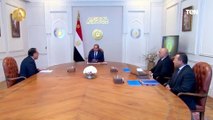 السيسي يجتمع مع رئيس الوزراء ورئيس جهاز تنمية المشروعات