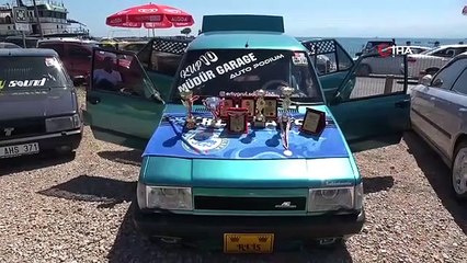 Modifiye otomobil sevdalıları Sinop'ta buluştu