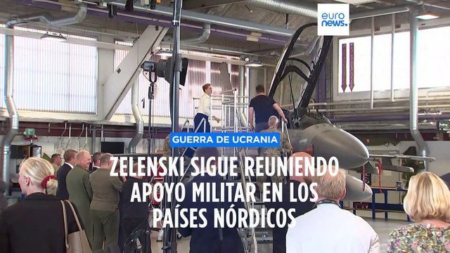Zelenski termina los acuerdos de entrega de aviones F-16 a Ucrania con Dinamarca y Países Bajos
