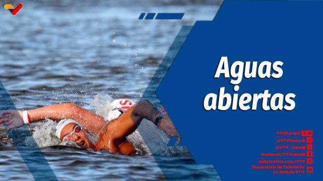 Deportes VTV | Carlos García la “mantarraya negra” destaca en las aguas abiertas