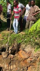 Pulling A Buffalo Out Of A Well