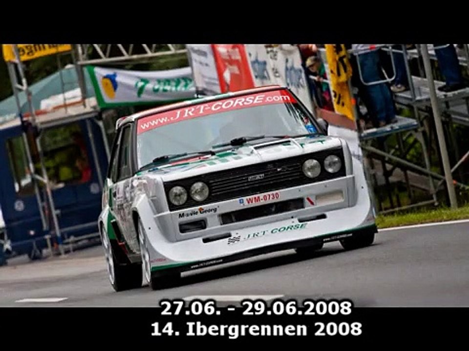 Bergrennen iberg 2008 werner jetzt fiat 131 Abarth 100octane
