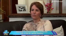 Veja trecho da entrevista da MÃE de LARISSA MANOELA ao programa Domingo Legal