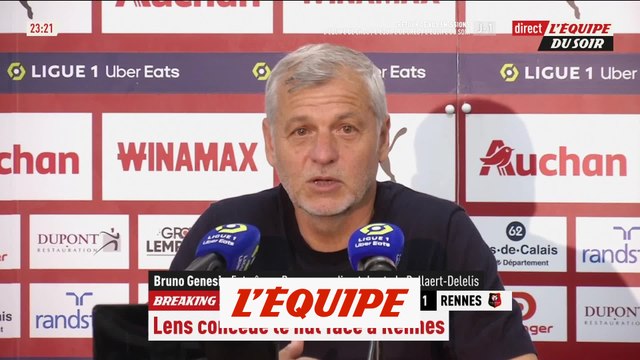 Genesio : « On s'en sort bien » - Foot - L1 - Rennes