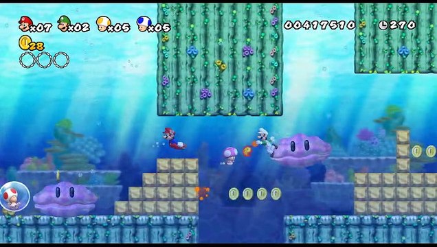 New Super Mario Bros. Wii 7: Retro Heaven online multiplayer - wii