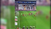 Beşiktaş'ın iptal edilen golünün taraftar çekimi videosu kafa karıştırdı