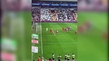 Sosyal medya bunu konuşuyor! Beşiktaş'ın iptal edilen golünün taraftar çekimi videosu kafa karıştırdı