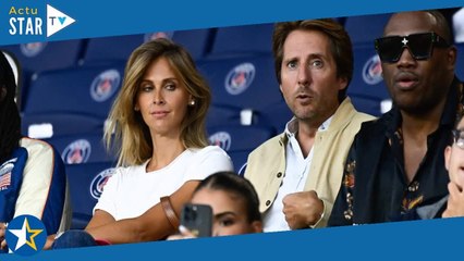 Ophélie Meunier lumineuse auprès de Mathieu, Raymond Domenech et son fils avec Estelle Denis    tous