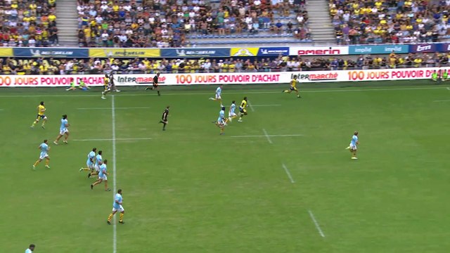 TOP 14 - Essai de Pierre FOUYSSAC (ASM) - ASM Clermont - USA Perpignan - Saison 2023-2024