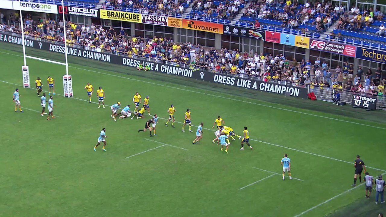 TOP 14 - Essai de Victor MONTGAILLARD (USAP) - ASM Clermont - USA Perpignan - Saison 2023-2024