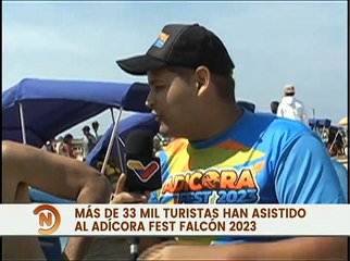 Asistentes del Adícora Fest Falcón 2023 gozan de las actividades recreativas dispuestas al público