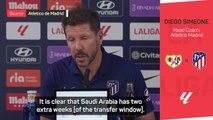 Saudi Pro League transfer window concerning Simeone