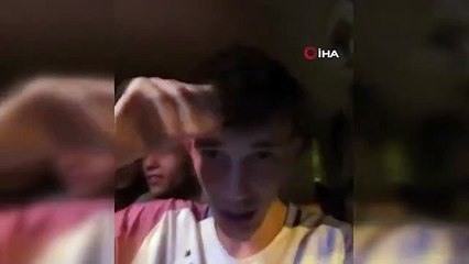 İzmir'de gençlerin yaşadığı kaza anı kamerada