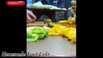 Homemade Fruit Cake make by Grandmother. #new #viral #food