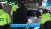 Un conductor alcoholizado amenazó a los inspectores tras el secuestro de su auto: 