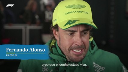 Primeras reacciones de Alonso y Verstappen tras la carrera
