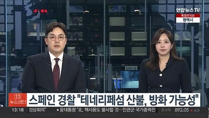 스페인 경찰 "테네리페섬 산불, 방화 가능성"