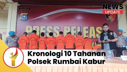 Kronologi 10 Tahanan Polsek Rumbai Kabur: Lewat Septic Tank, Angkat Closet, Gali Tanah