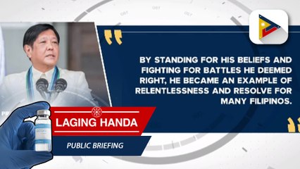 PBBM, nanawagan ng pagkakaisa sa komemorasyon ng Ninoy Aquino Day