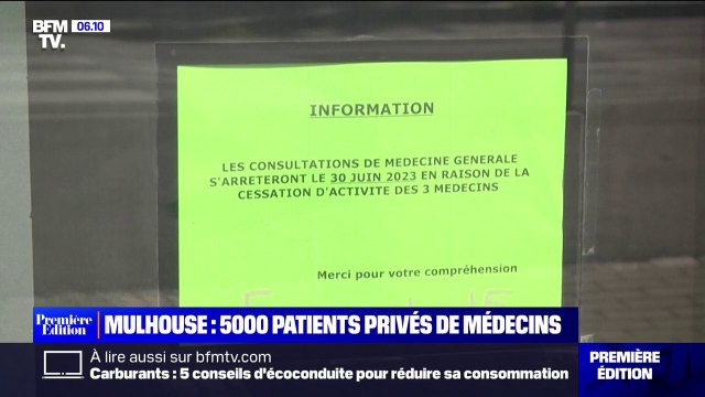 À Mulhouse, 5000 patients sont privés de suivi médical après le départ en retraite de trois médecins généralistes