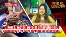 Kotse, motor, pera at smartphones, pinamimigay ng ilang vloggers at influencers! | Kapuso Mo, Jessica Soho