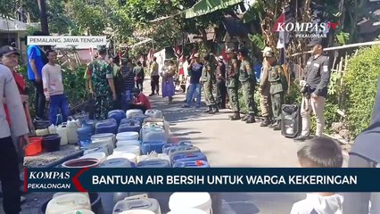 Polres Pemalang Bantu Warga Kekeringan dengan Kirim Air Bersih