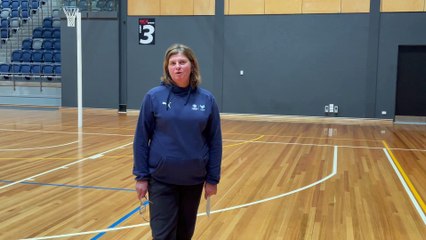 Netball Victoria president Carol Cathcart unveils three new VNL clubs