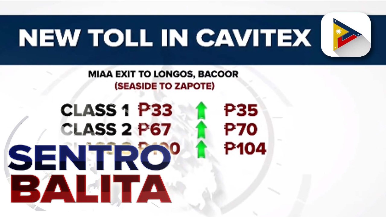 Toll hike sa Cavitex, epektibo na