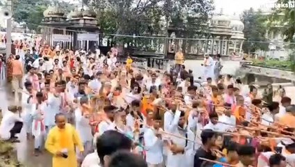 उदयपुर: 22 किलोमीटर का पैदल सफर तय करेंगे कावड़िए, उबेश्वर महादेव का होगा जलाअभिषेक, देखिए नजारा