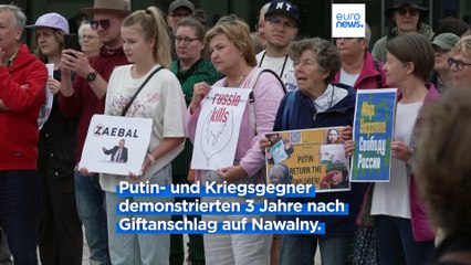 „Nieder mit dem Zaren!“ Menschen in Europa demonstrieren gegen Putin