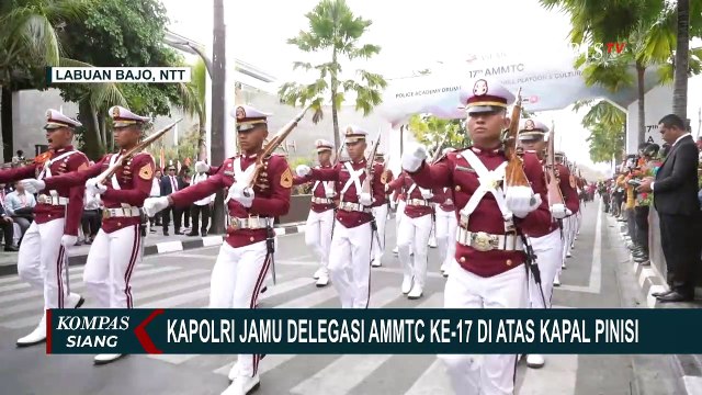 Momen Kapolri Sambut Delegasi AMMTC di Atas Kapal Pinisi, Nikmati Alam Labuan Bajo