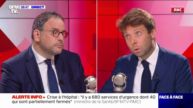 Aurélien Rousseau appelle à reprendre le réflexe de mettre un masque dès qu'on a un symptôme ou en contact avec des personnes fragiles