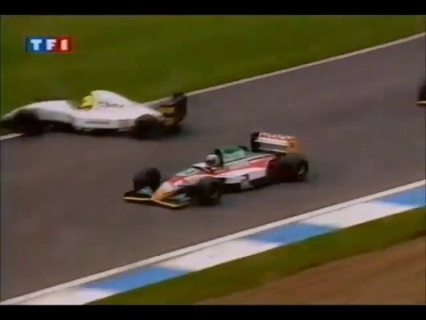 1993 F1 European GP - Christian Fittipaldi spin