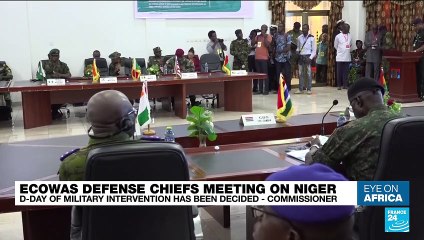 West African bloc says it is ready for military intervention in Niger if order given