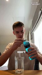 Chug Like a Pro: Londoner's Astonishing Powerade Guzzling Feat! || Best of Internet