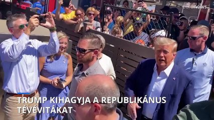 Kihagyja az első előválasztási vitát Donald Trump