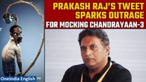 Actor Prakash Raj mocks India’s moon mission, Twitter calls it 'blind hatred' | Oneindia News