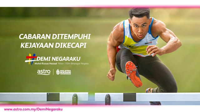 Astro Hari Kebangsaan 2023: Trek Larian Berpagar Mohd Rizzua