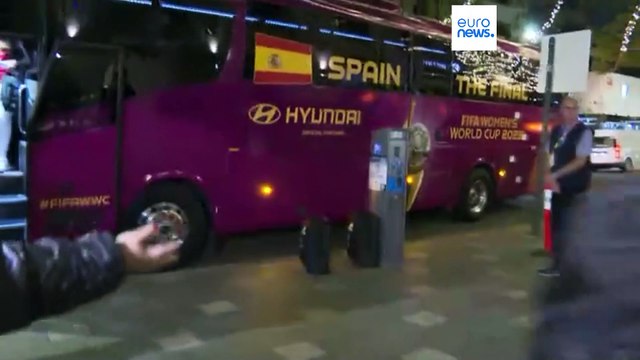 Eine riesige Freude : Spaniens Fußballerinnen feiern ihren ersten WM-Titel