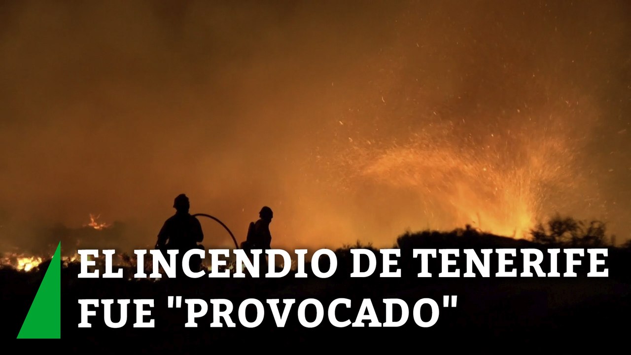 Se confirma que el incendio de Tenerife fue "provocado": 10.000 hectáreas calcinadas y 12.000 vecinos desalojados
