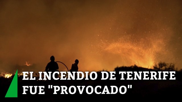 Se confirma que el incendio de Tenerife fue provocado : 10.000 hectáreas calcinadas y 12.000 vecinos desalojados