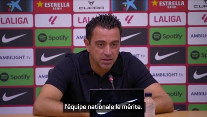 Coupe du Monde (F) - Xavi "très ému" après le sacre de l'Espagne