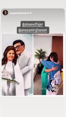 لقاء فجر السعيد وإيمي سمير غانم