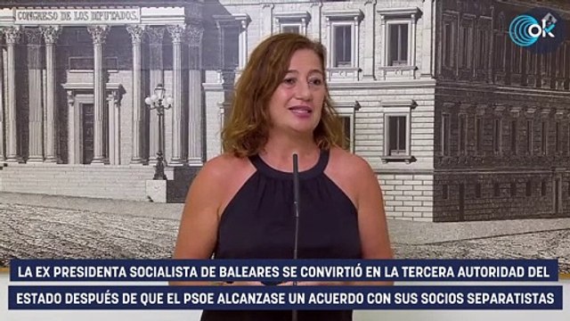 Armengol dio 34.515 € en subvenciones a la empresa de su novio siendo presidenta de Baleares