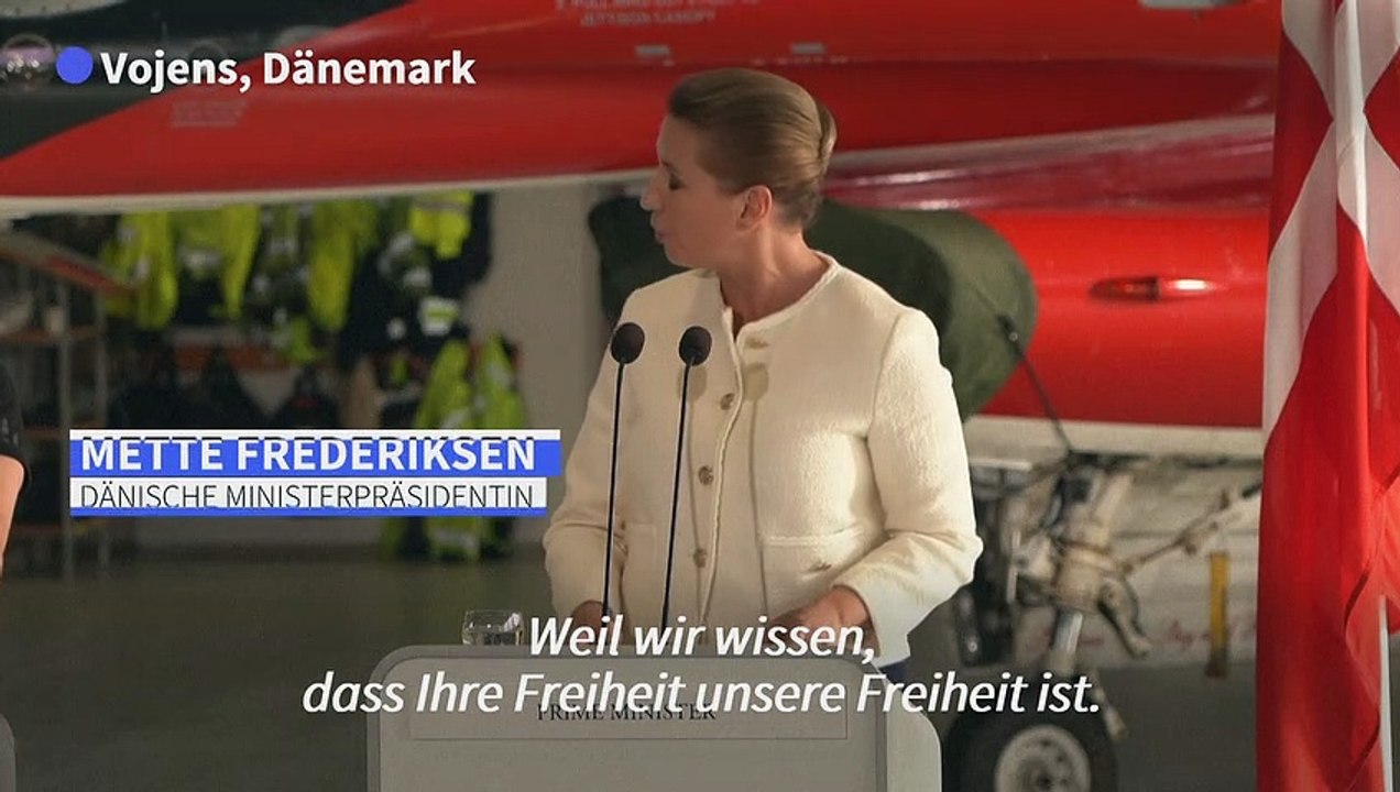 "Ihre Freiheit ist unsere Freiheit": Dänemark liefert Ukraine Kampfjets